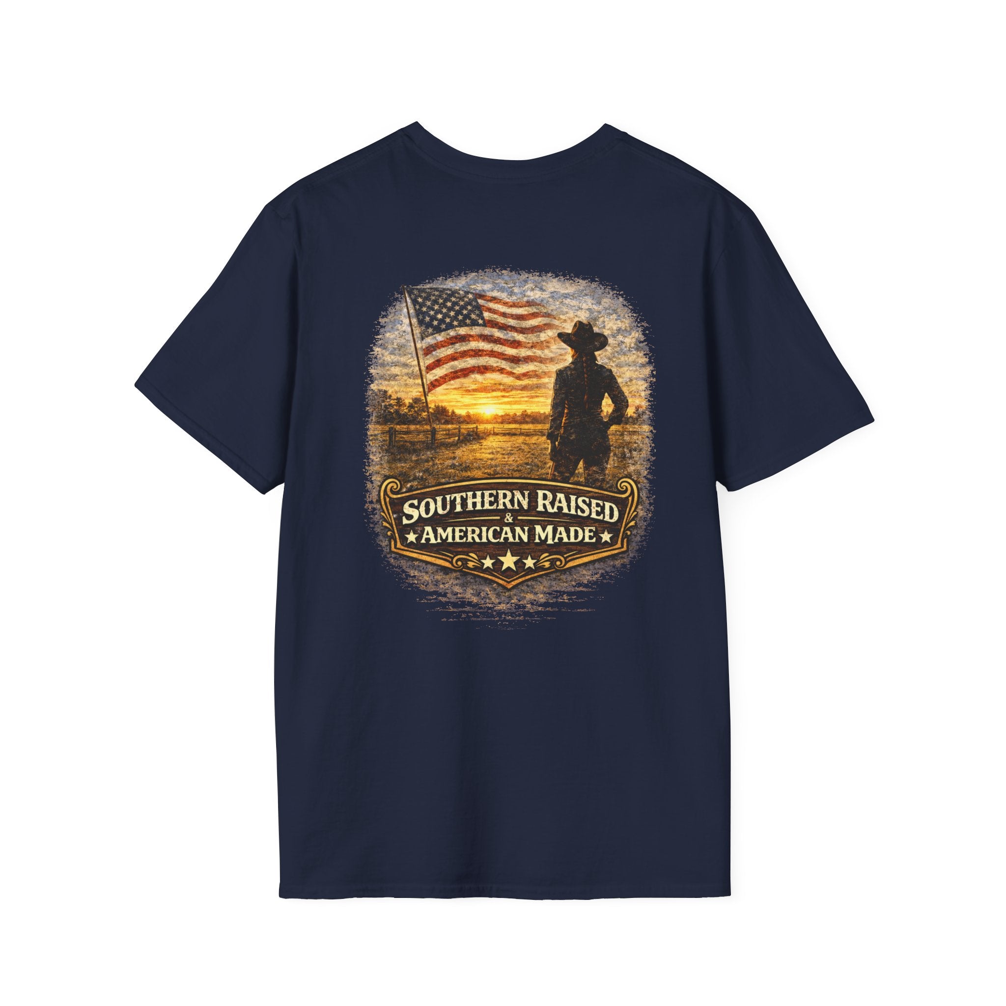 Southern Raised American Made Woman Repeat T-Shirt